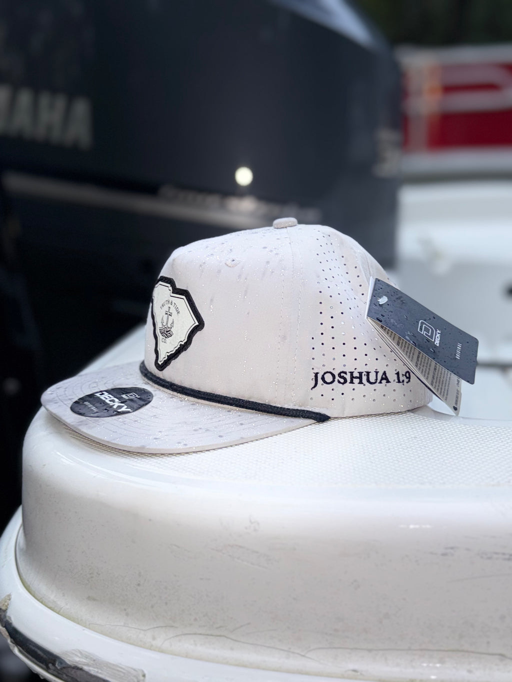 Vintage Rope Hat Joshua 1:9